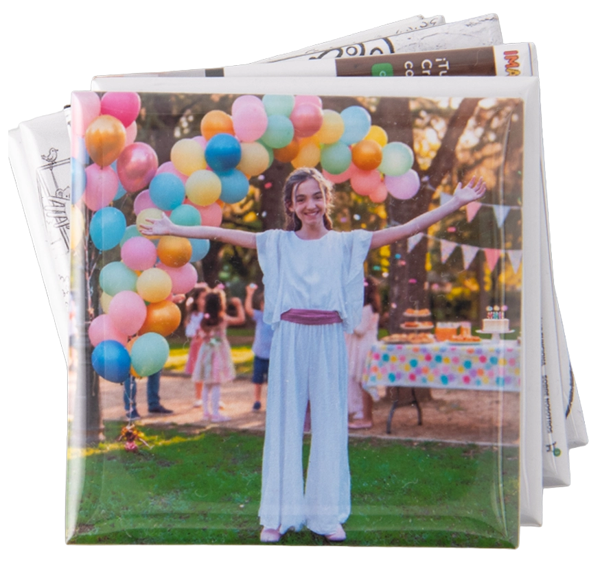 Imán personalizado para una celebración familiar