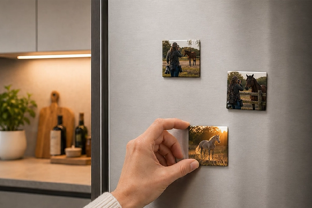 Imanes personalizados creados con fotografías